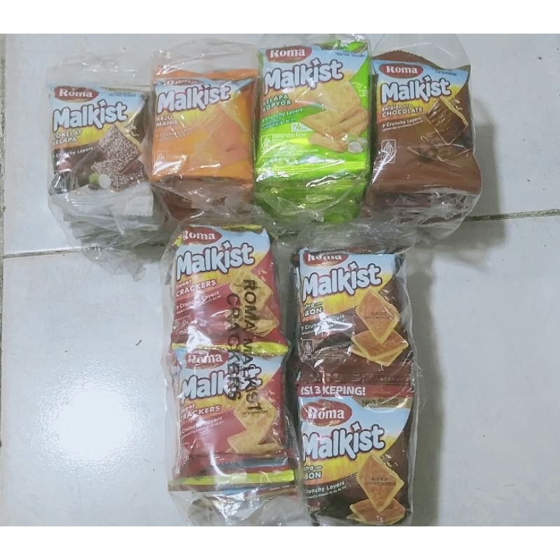 

Roma Malkist Renceng | Crunchy Layers 25g Isi 10sachet