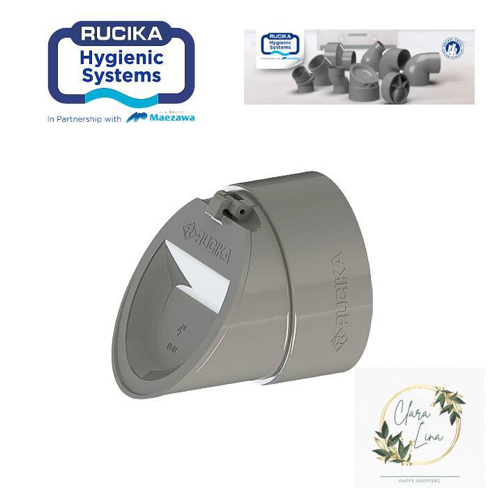 Backflow Valve 3" inch PVC Rucika (HP)