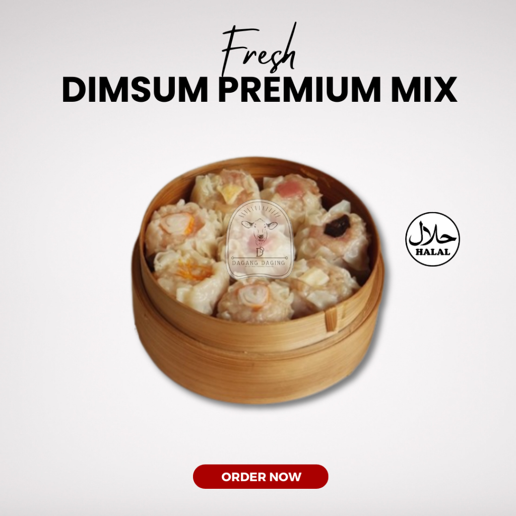 

Dimsum Mix Premium isi 12 pcs Halal