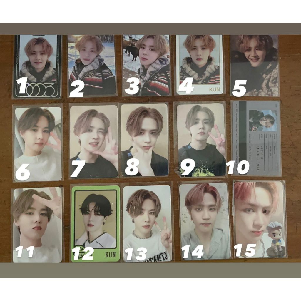 PC Photocard Kun WayV Golden Age NCT Nation