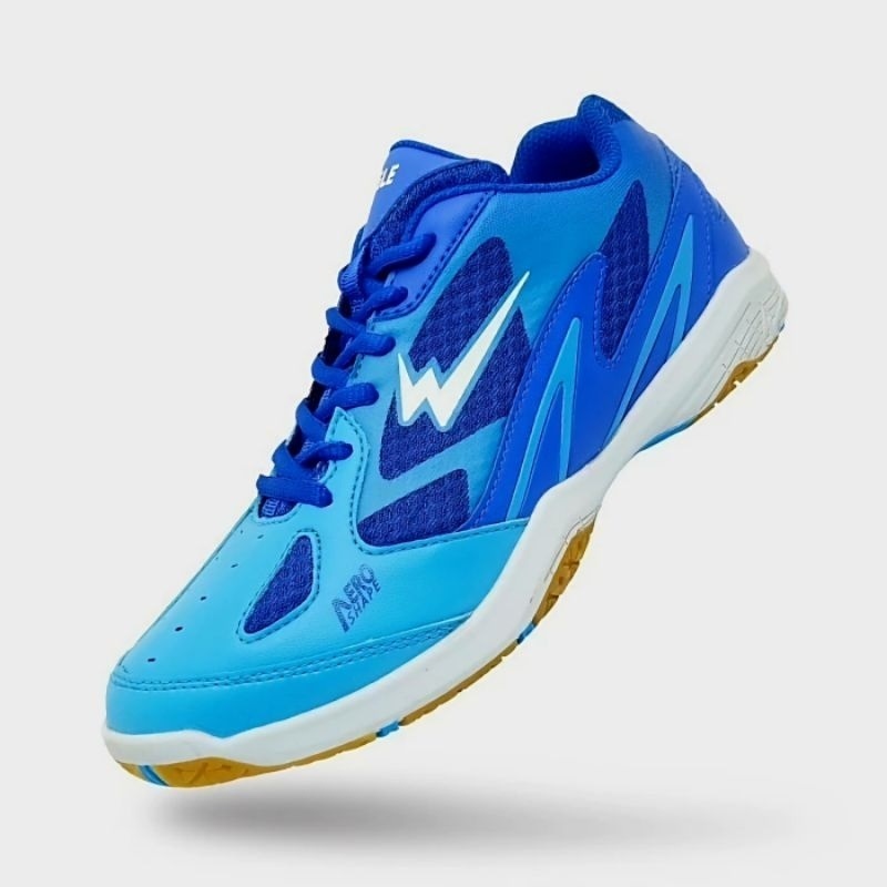 Eagle Sepatu Badminton SHOOT BIRU/BIRU MUDA - Sepatu Badminton Original / Sepatu Badminton Unisex