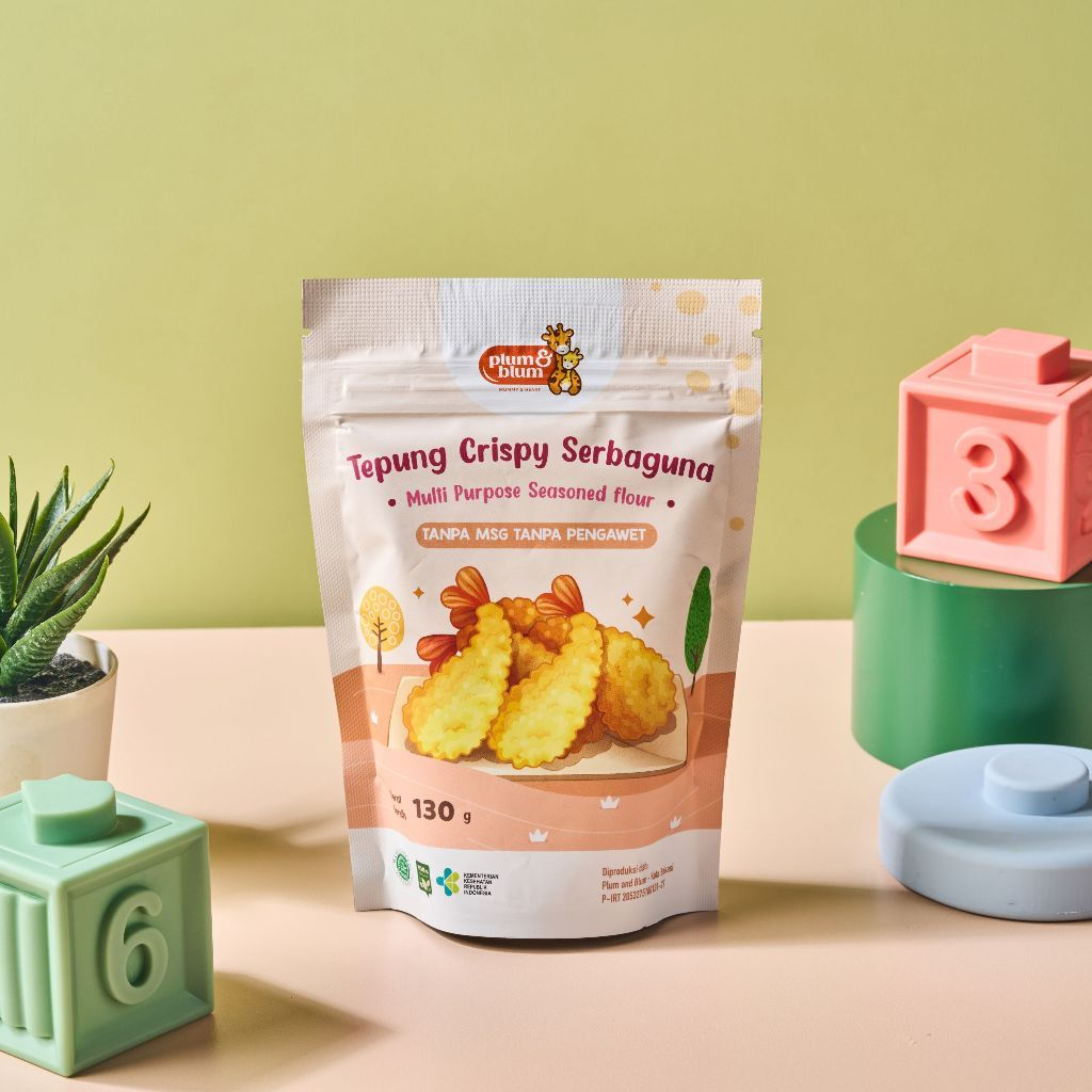 

Plum & Blum - Tepung Crispy Serbaguna / Tepung Bumbu Serbaguna - 1 Pouch