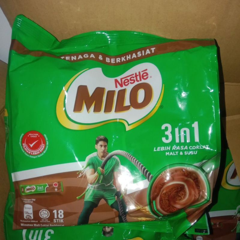 

Milo 3in1 Sashet 18stik