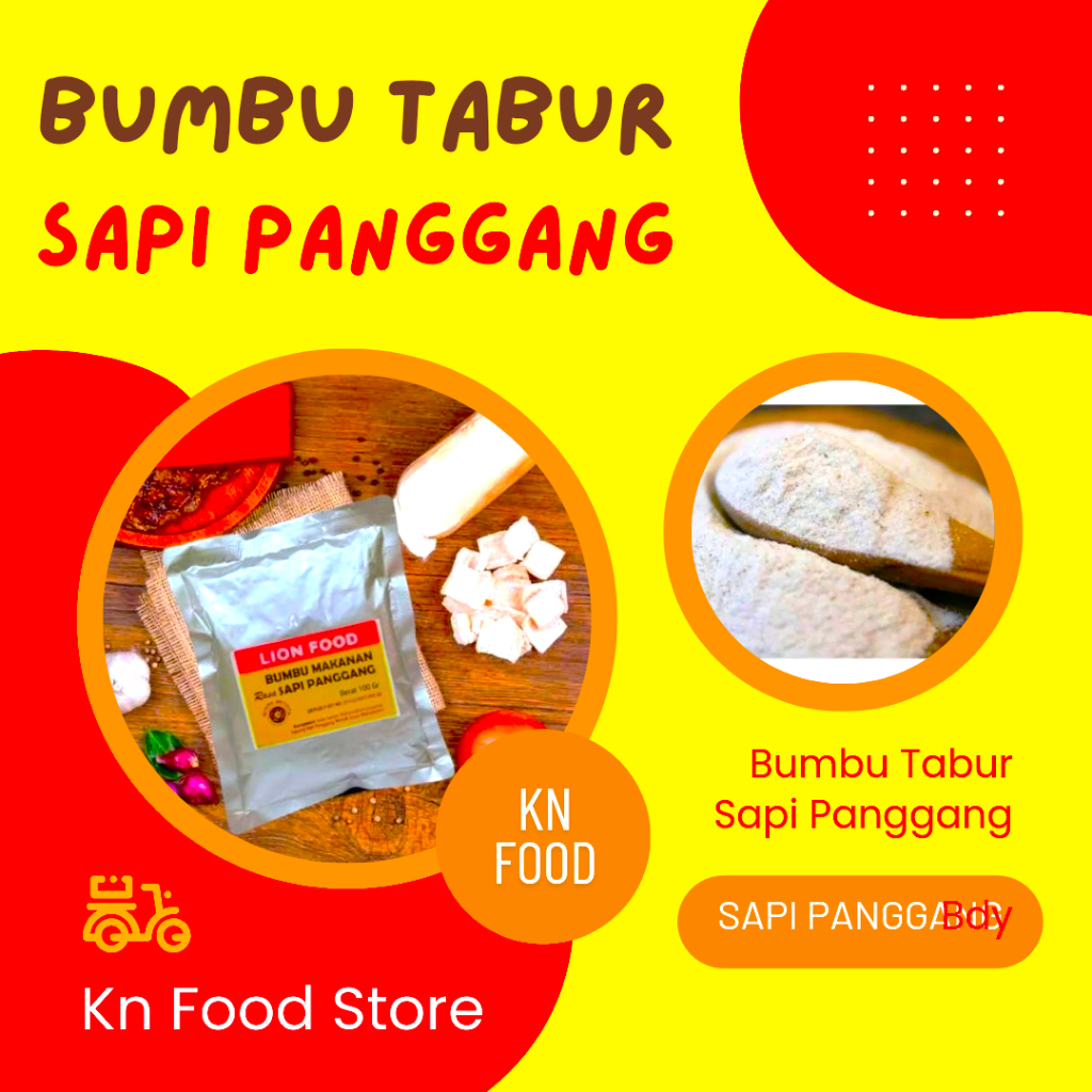 

bumbu tabur LION FOOD sapi panggang 100 gram