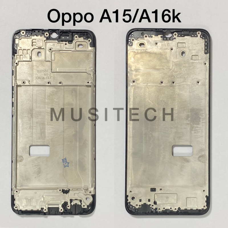 frame oppo a15/16k/tulang tengah oppo a15/16k/kedudukan lcd oppo a15/16k