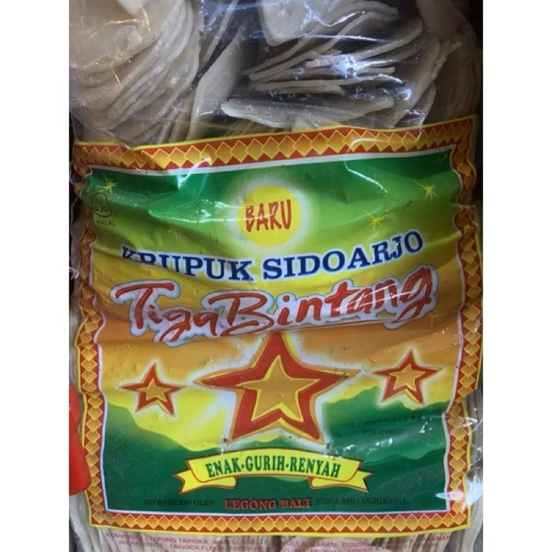 

kerupuk udang cap 3 bintang 1 BALL(5kg)