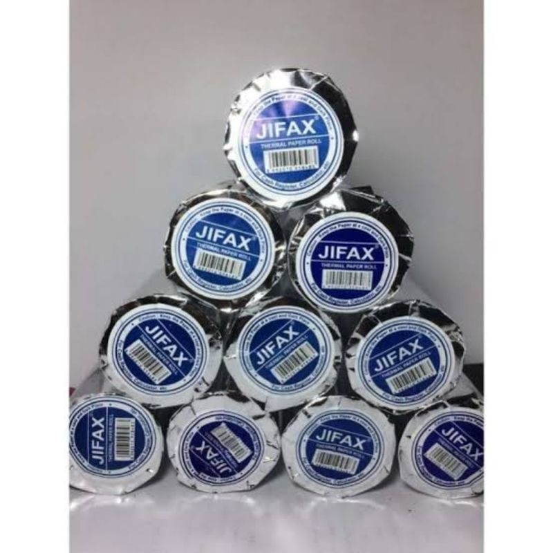 

Kertas Thermal Jifax 57mm×48mm||Hitam