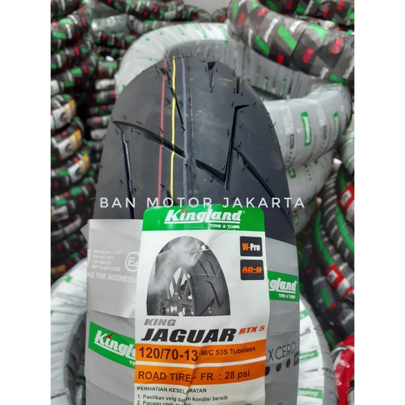Ban NMAX Tubeless 120/70-13 Kingland RTX Ban Luar Upsize NMAX Ring 13