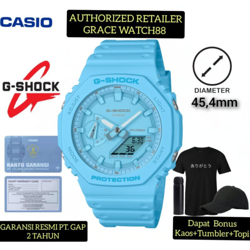 Jam Tangan Pria G-SHOCK GA-2100-2A2DR / G-SHOCK ORIGINAL GA-2100-2A2DR