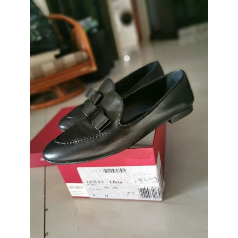 Sepatu Wanita Salvatore Ferragamo Lesley 0724677 Leather Formal