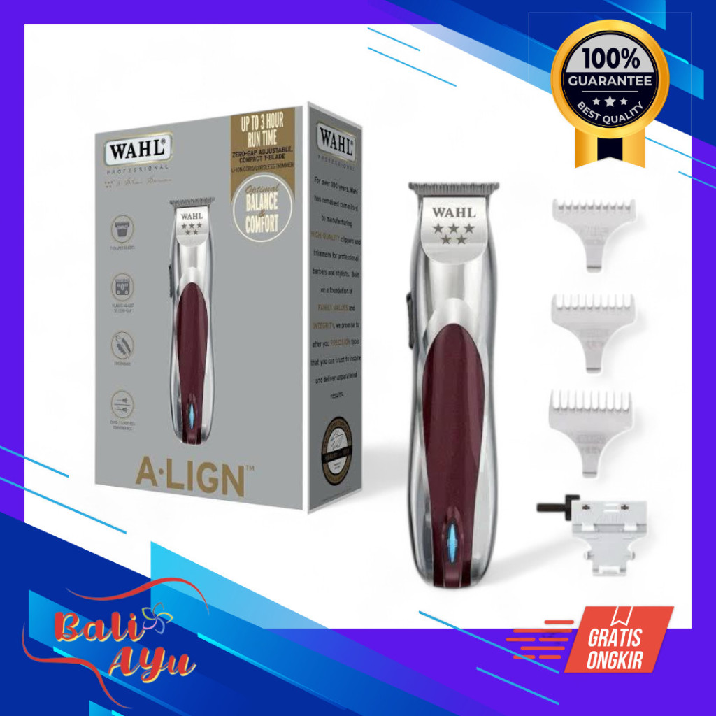 Wahl Hair Trimmer A-LIGN / Mesin Cukur Trimmer Wahl A-LIGN Terbaru / Alat Cukur Barber Trimmer A-LIG
