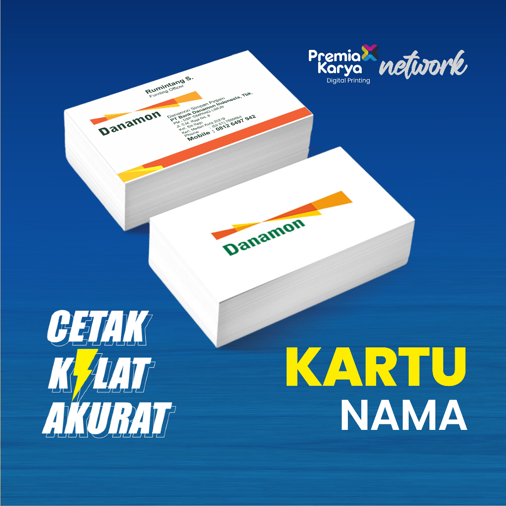 

Kartu Nama Termurah Custom Apa Saja Cetak Kilat & Akurat Ragam Jenis Bahan