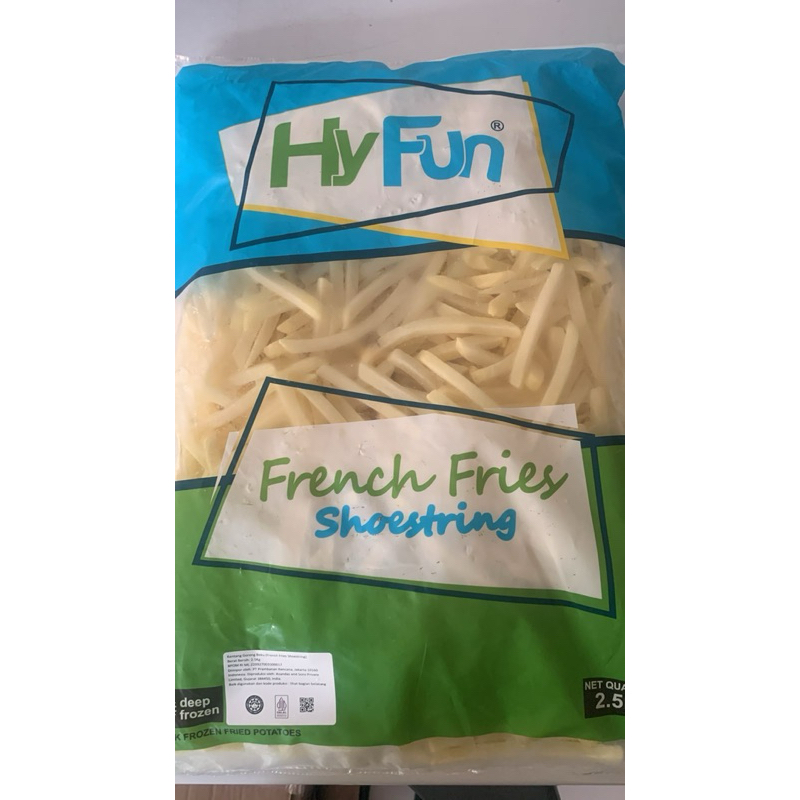 

Kentang Shoestring Hy Fun 2.5kg Sentosa Frozen Food