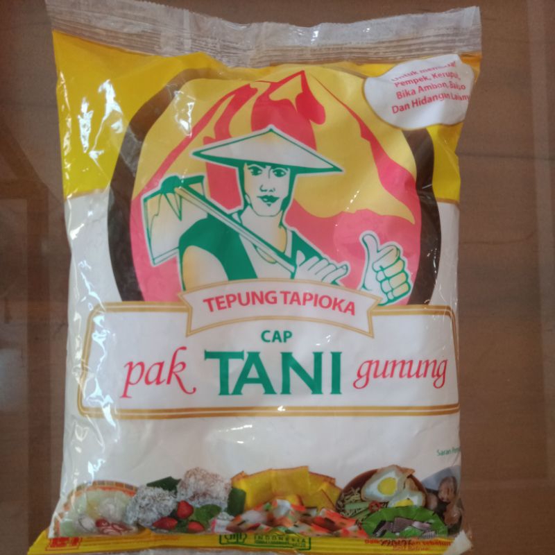 

tepung tapioka pak tani ½kg tepung pempek 500 gr tepung sagu tani