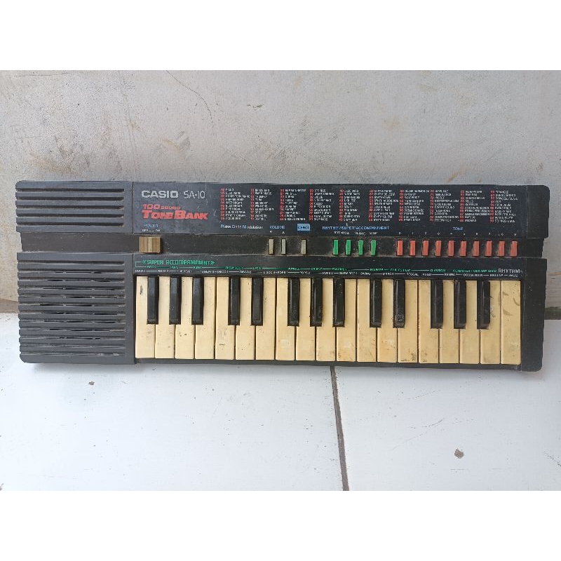 piano casio sa 10