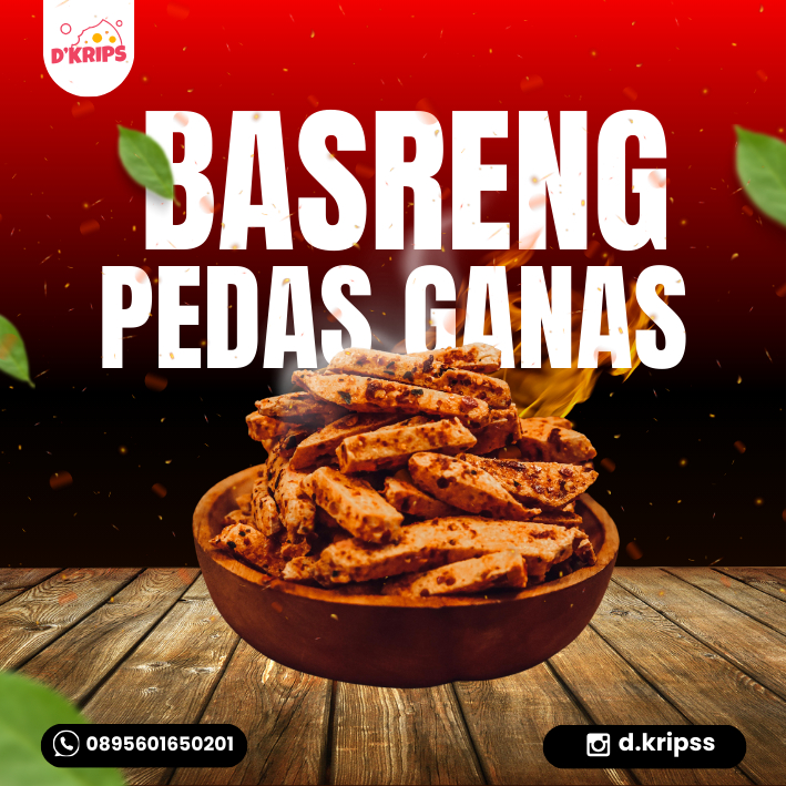 

Basreng Pedas Gurih Renyah Isi Besar dan Full