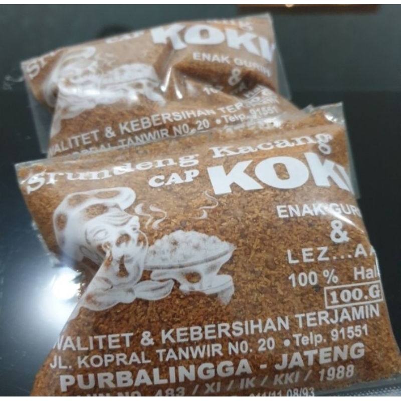 

Abon Kelapa Cap Koki Purbalingga 100 gr Pedas ( cod )