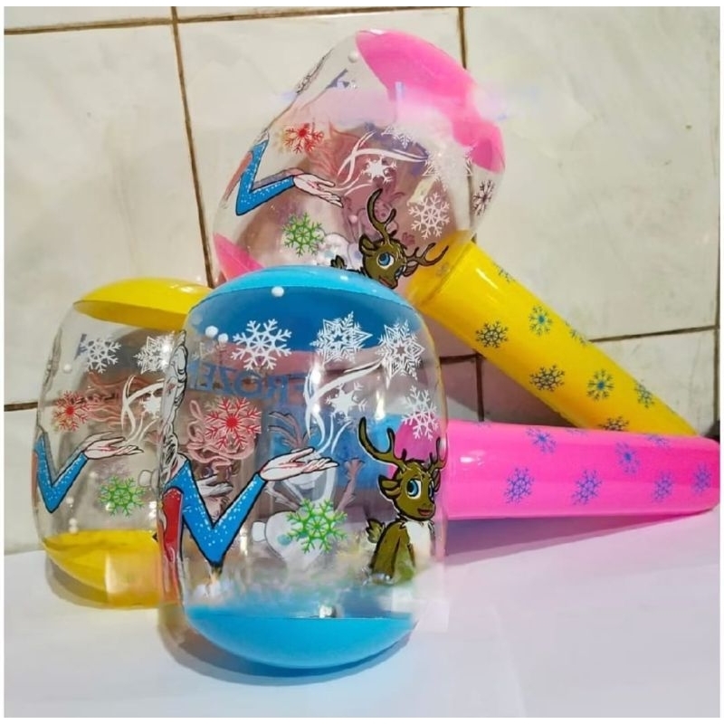MAINAN ANAK PALU TIUPAN BAHAN PVC SNI - PALU TIUP