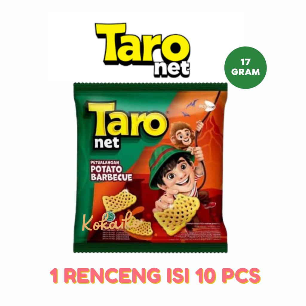 

Taro net 17 gram - 1 renceng isi 10 pcs - Cemilan snack