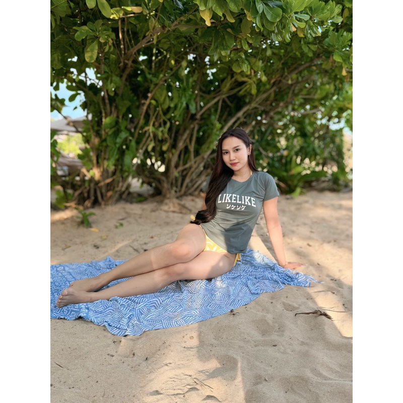 KAOS WANITA LIKELIKE // TG LK FJ GREY