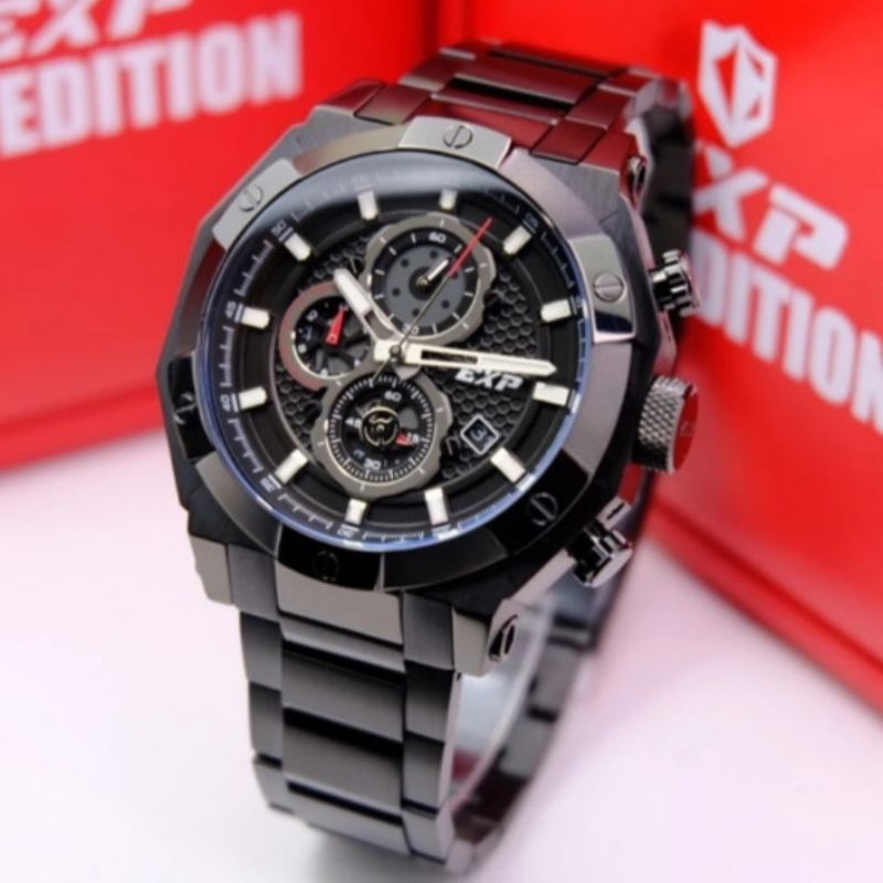 Jam Expedition Crono (E6385B) petak  Rantai hitam