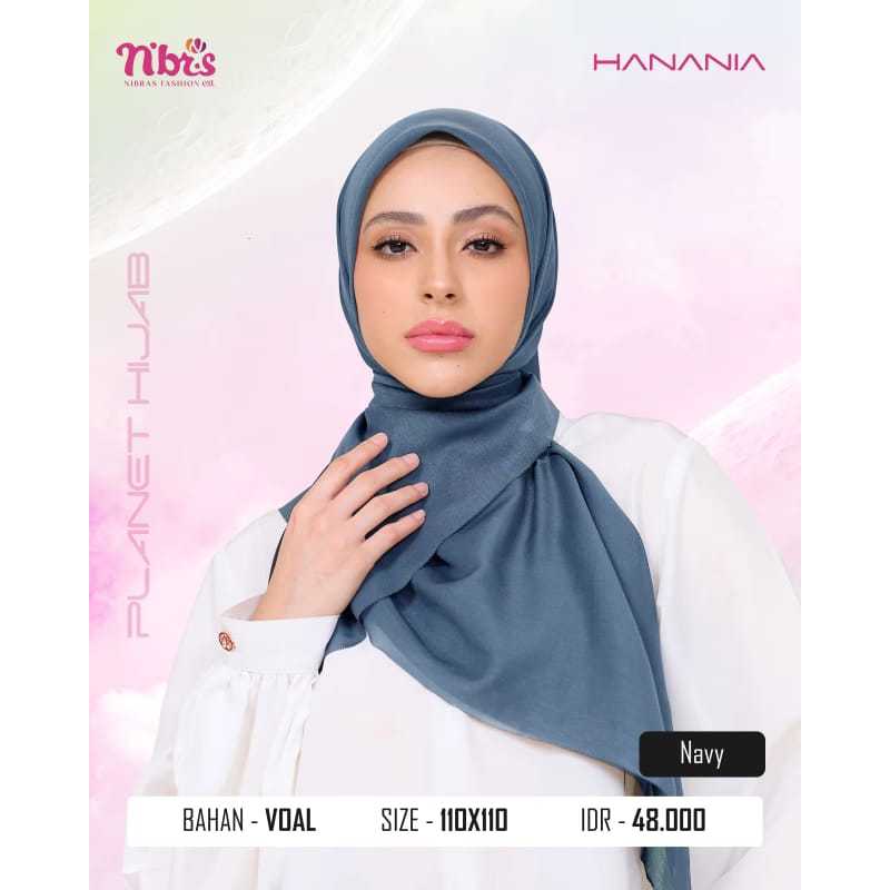 Nibras Hijab HANANIA SQUARE Hijab Segi Empat Wanita Dewasa