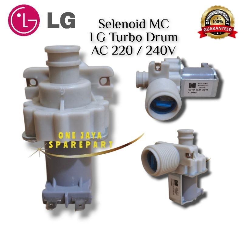Selenoid Water Inlet Mesin Cuci LG Top Loading Turbo Drum Type Seri WF- 7010PC / WF-7020TC / WF-7027