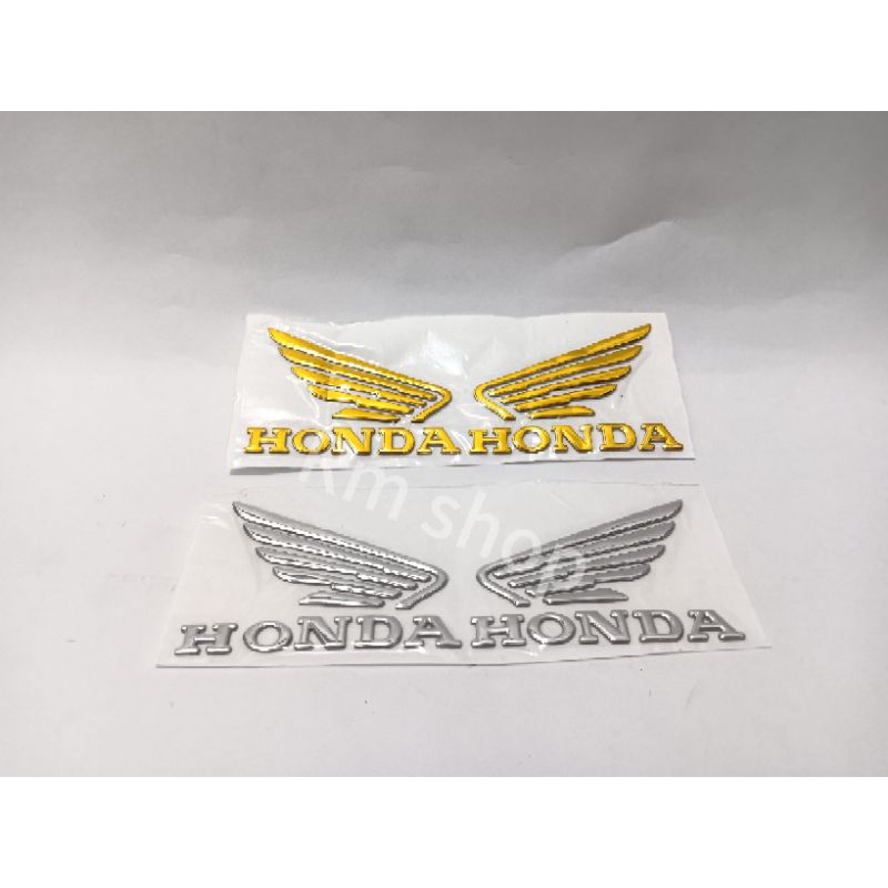 EMBLEM LAMBANG SAYAP HONDA JELLY MODEL ORIGINAL emblem honda vario 150 vario 125 vario new