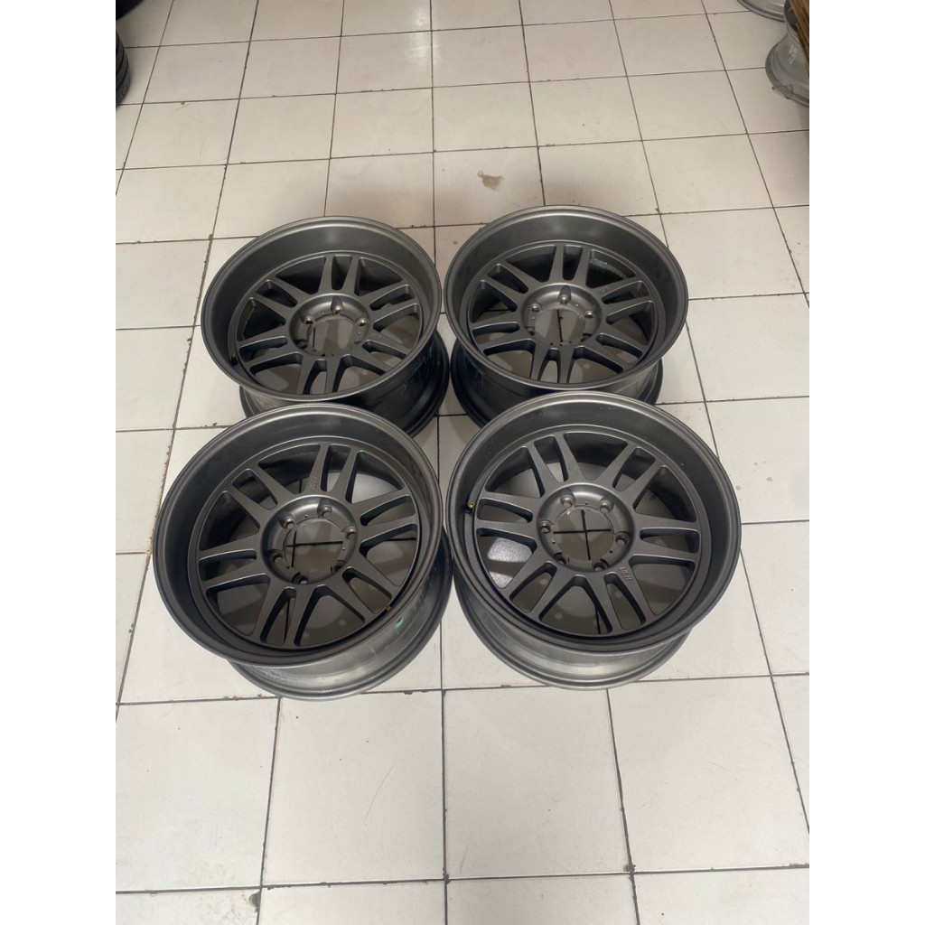 velg mobil second HSR Boroko R18 pcd 6x139,7 cocok untuk Fortuner, Pajero