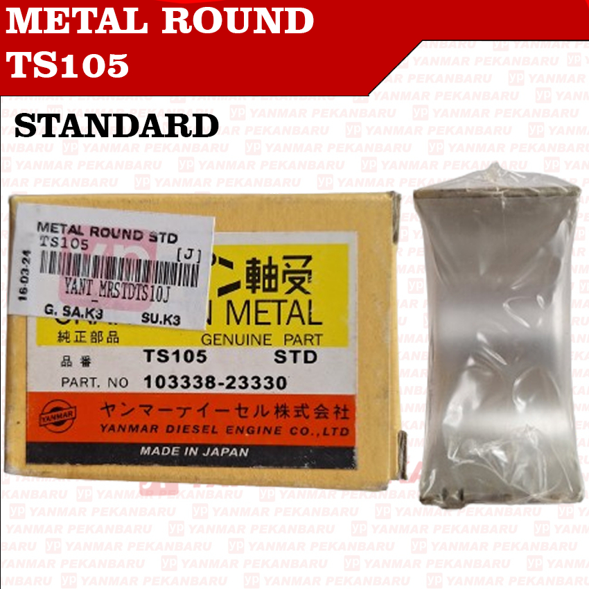 TS105 Metal Round Metal Jalan Crank Pin Metal STD OVERSIZE Mesin Yanmar