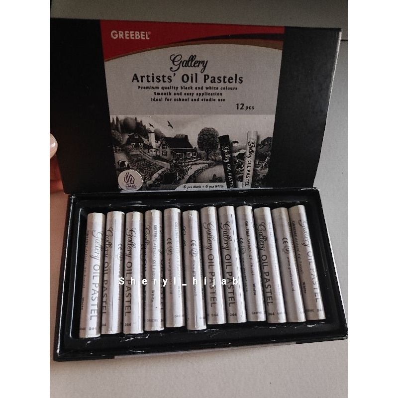 

Crayon Greebel Artist Satuan Warna Putih dan Hitam (Per 1 pcs)