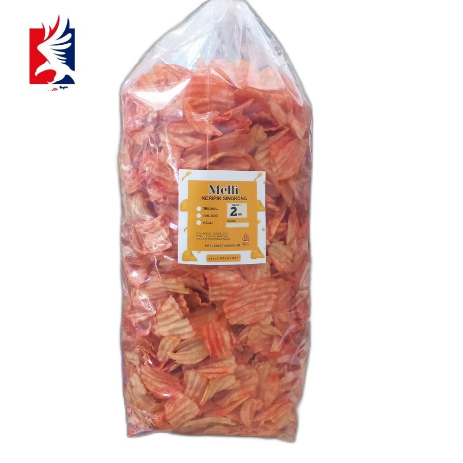 

melli kripik singkong bumbu berat 2kg