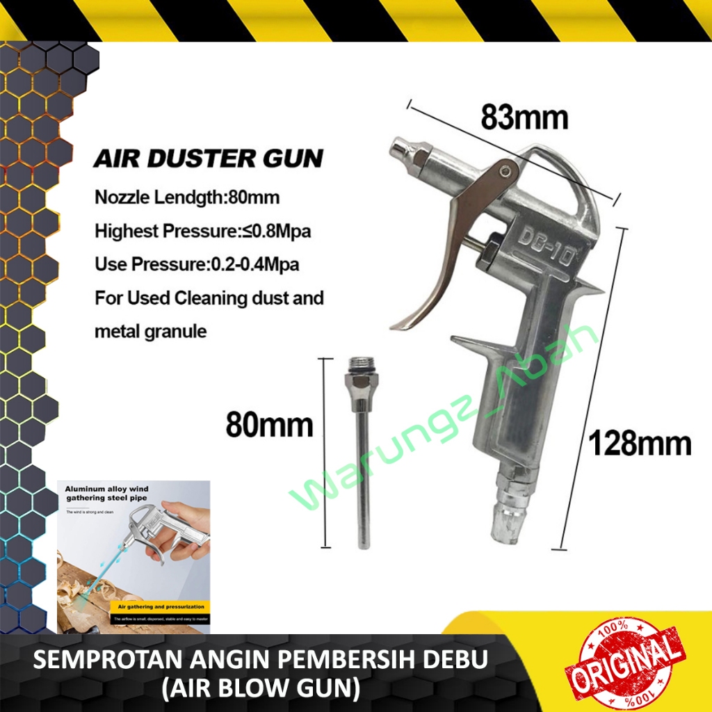 ALAT TEMBAKAN PISTOL GUN PNEUMATIC AIR DUSTER DUST BLOW BLOWER KOMPRESOR KOMPRESSOR COMPRESSOR CLEAN