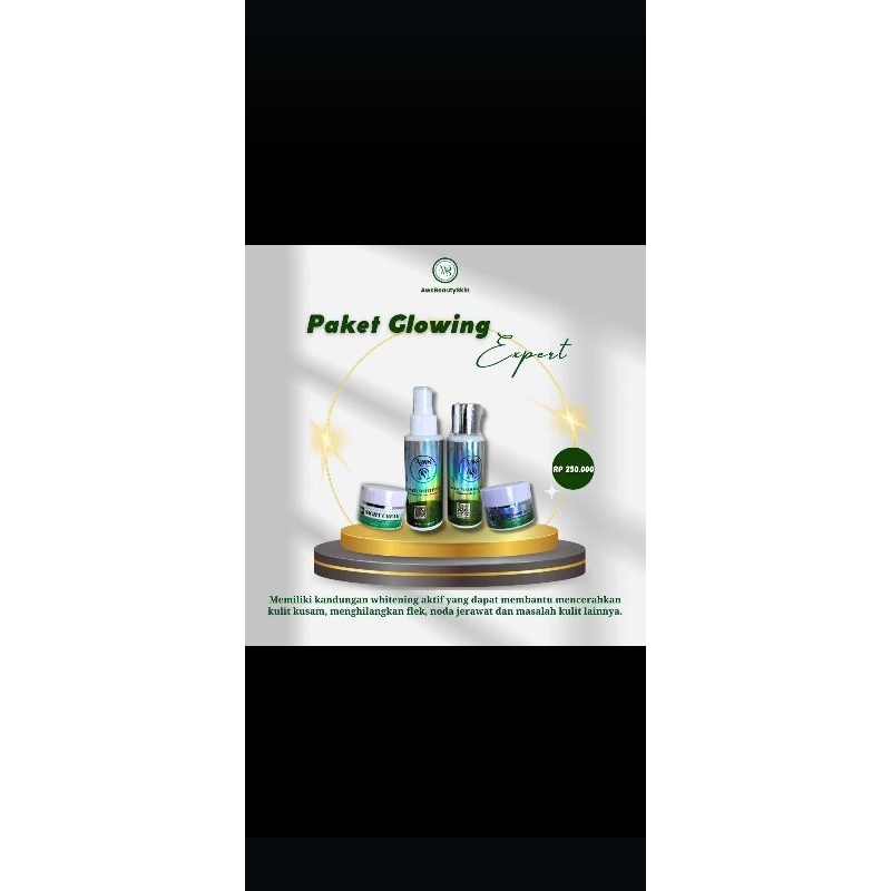 paket Glowing expert free brigh glow cushion