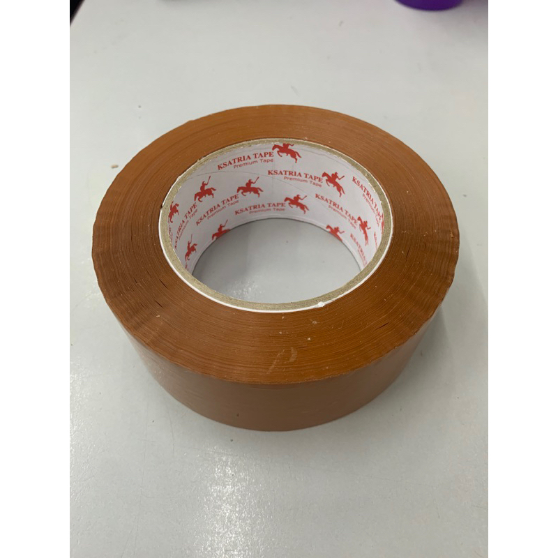 

LAKBAN COKLAT KSATRIA TAPE PREMIUM TAPE (1 ROLL)