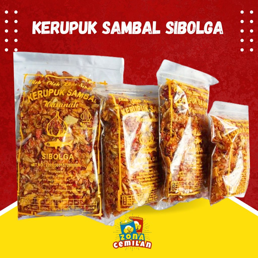 

Kerupuk Sambal Khas Sibolga / Keripik Ikan Teri Sibolga