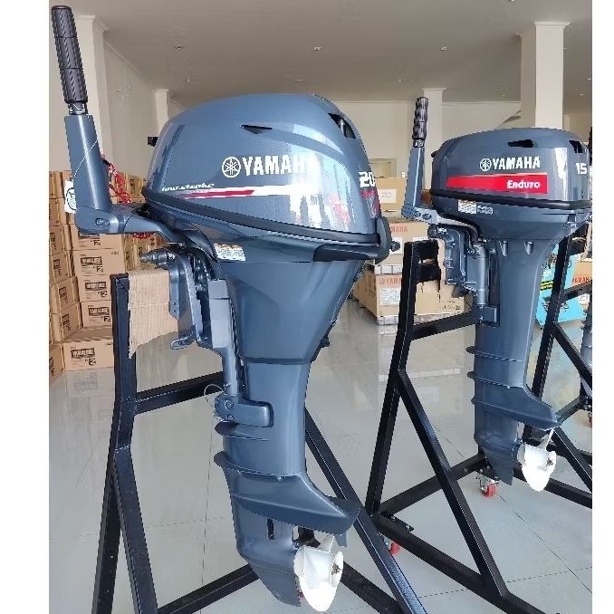 Mesin Tempel Yamaha 20PK 4Tak Outboard Yamaha F20CMHL 4 Stroke Engine Japan
