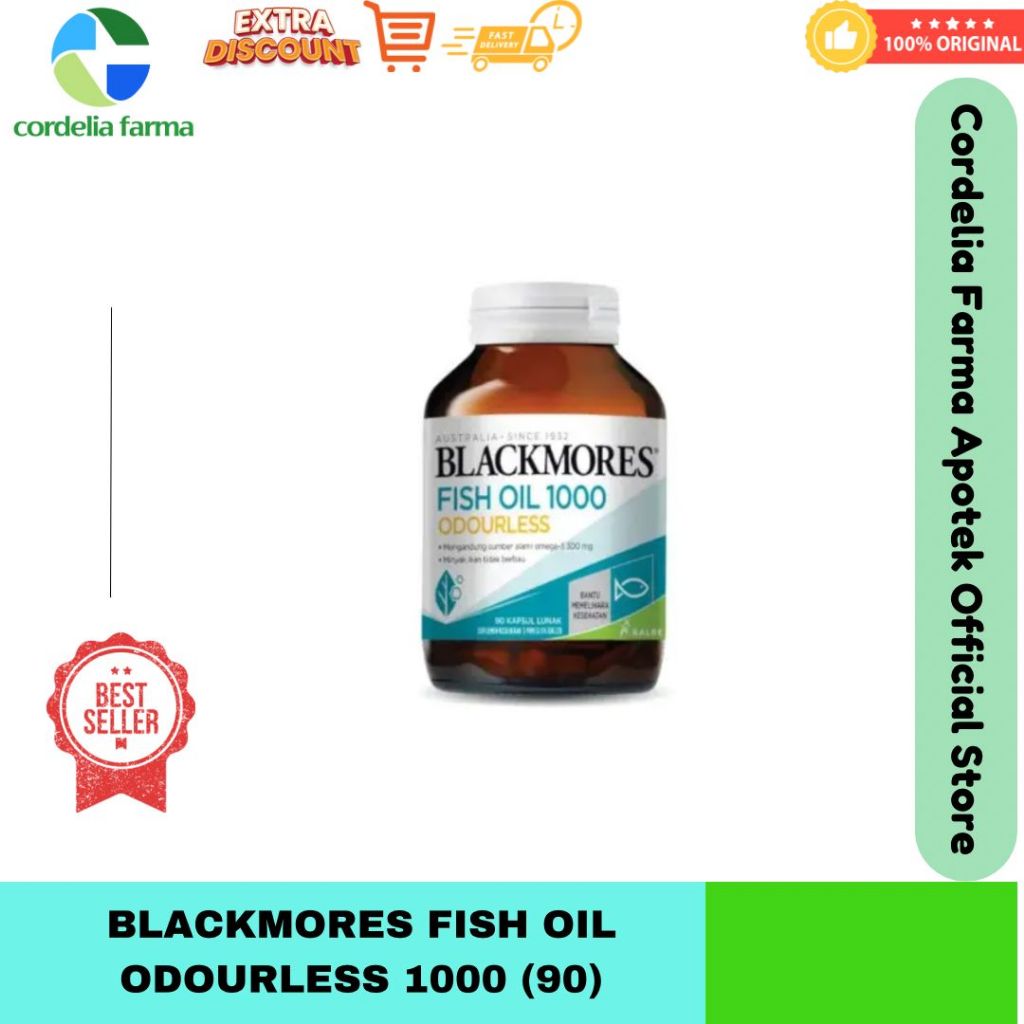 BLACKMORES ODOURLESS FISH OIL 1000 MG