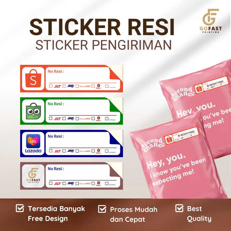 

STIKER LABEL RESI CUSTOM - STIKER LABEL RESI PENGIRIMAN