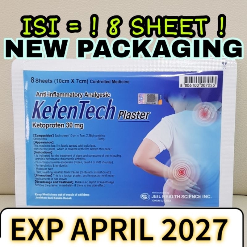 Koyo KeFenTech Plaster isi 8 Sheet