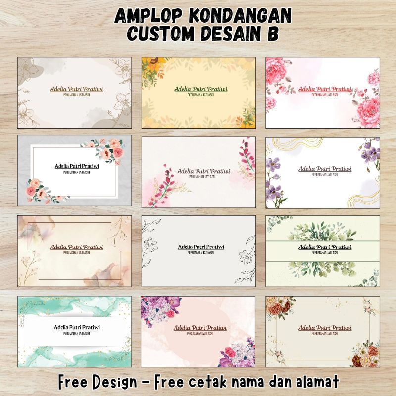 

Amplop Kondangan, Amplop Buwuh, Amplop Sumbangan bisa Riquest Nama dan Alamat Desain B