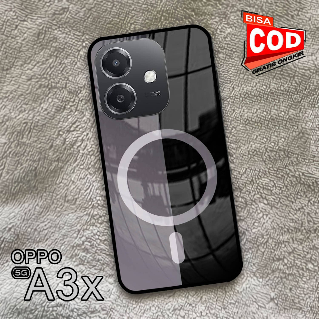 Softcase Glass Kaca | Case Kaca | Casing Kaca | OPPO A3X [S46]