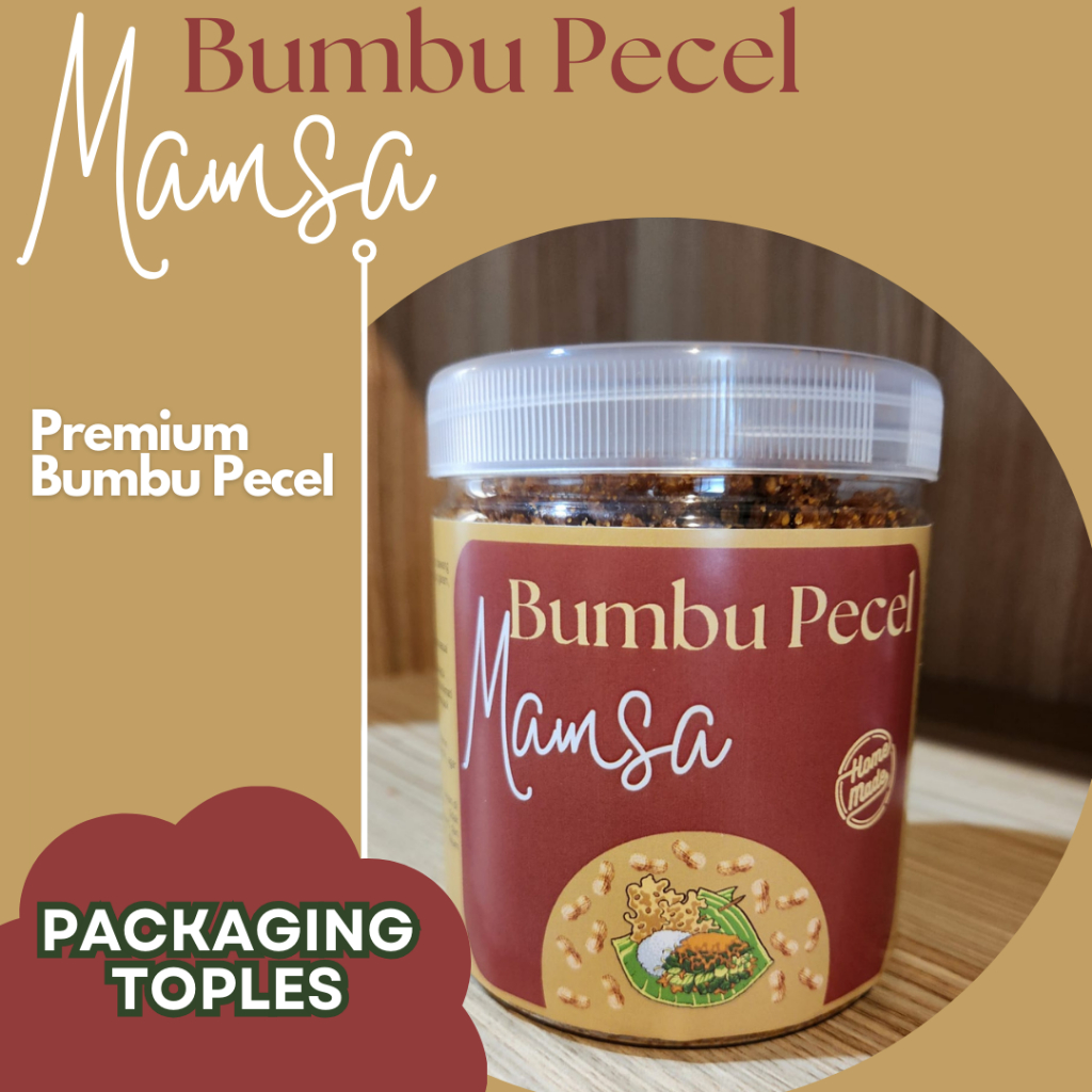 

MAMSA ORIGINAL BUMBU PECEL SAMBAL PECEL SAMBAL KACANG PREMIUM TANPA BAHAN PENGAWET 500gr