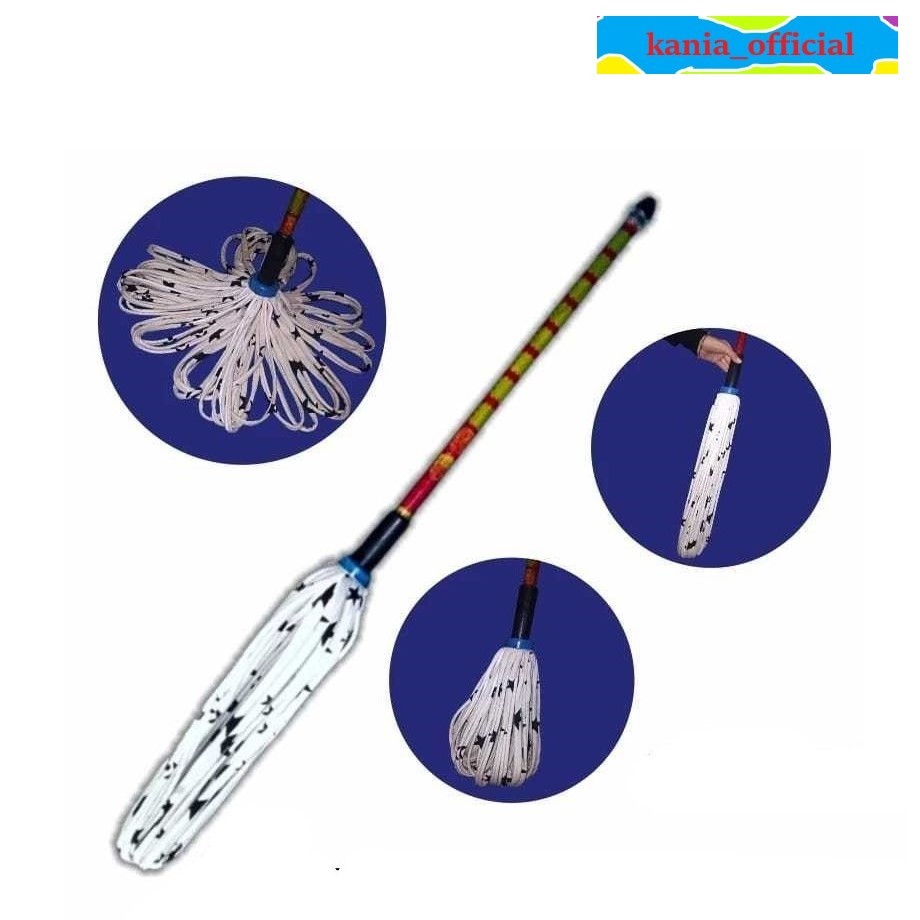 Pel Lantai Peras Putar DDN | Alat Pel Tanpa Peras Tangan | Pel Otomatis | Pel Putar | Pel Lantai Pra