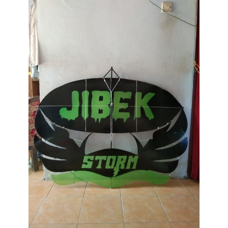 layangan ram raman jibek motif