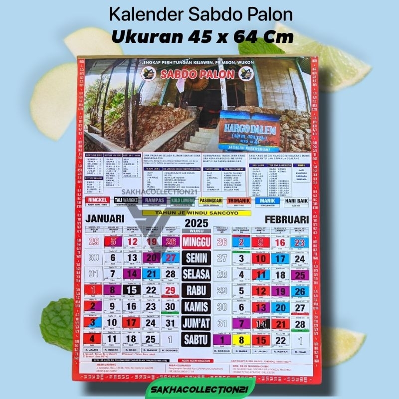 

KALENDER JAWA TAHUN 2025 - SABDO PALON - LENGKAP-KEJAWEN-WUKU MURAH