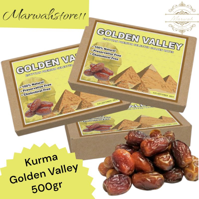 

Kurma Mesir 500gr/GOLDEN VALLEY 500GR [KEMASAN KARDUS] dan [KEMASAN TOPLES]500gr