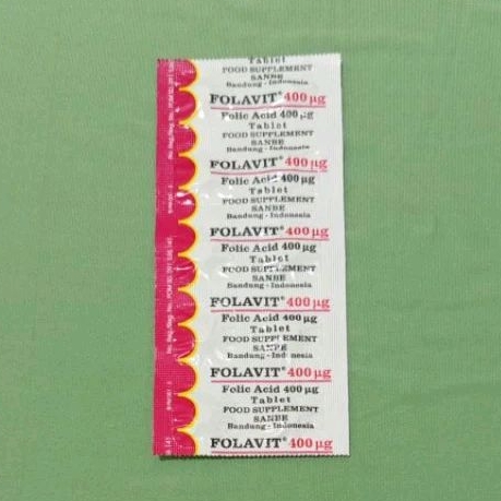 FOLAVIT 400mg / strip