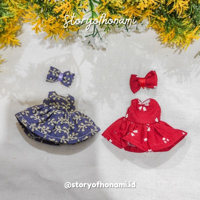 ASUNA DRESS - BAJU NENDOROID DOLL OBITSU YMY DOD CLOTHES