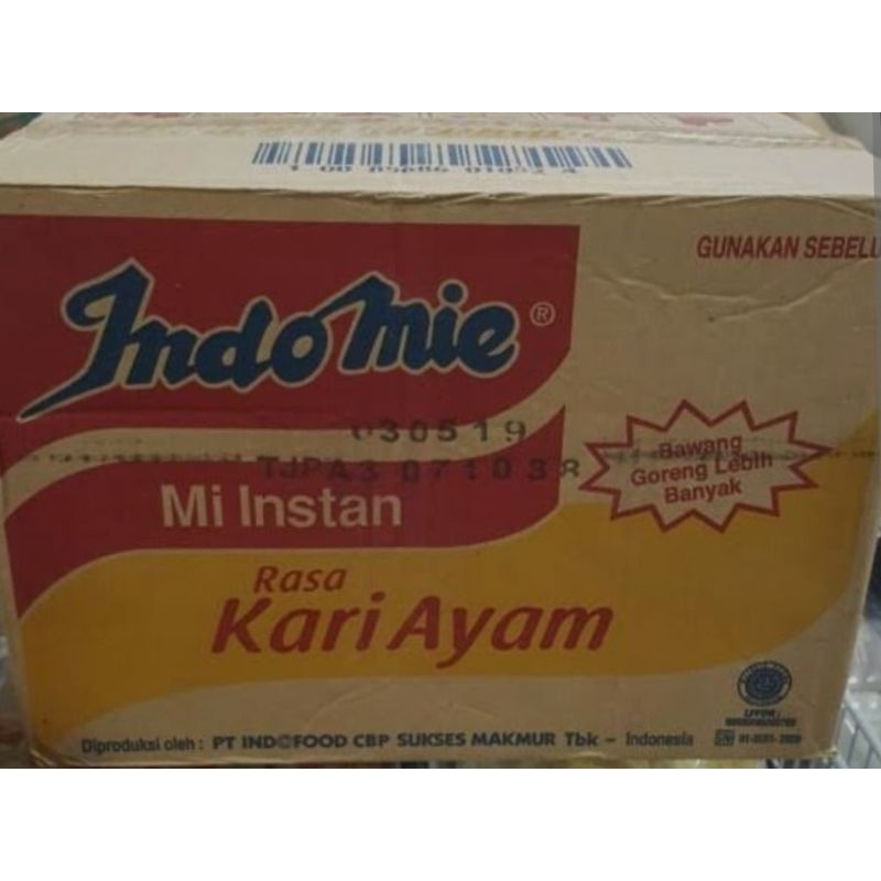 

Indomie kari ayam 1 dus